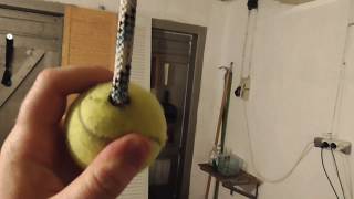 Теннисный мяч для бокса. Как изготовить грушу на растяжке