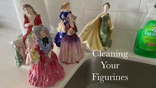 Washing Doulton Figurines