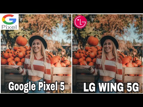 Google Pixel 5 VS LG WING 5G Camera Test