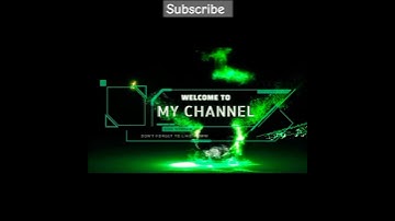 Welcome intro for you tube videos ~ you tube intro #shorts