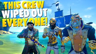 THIS CREW WIPED out EVERYONE in ADVENTURE!!(Sea of Thieves)