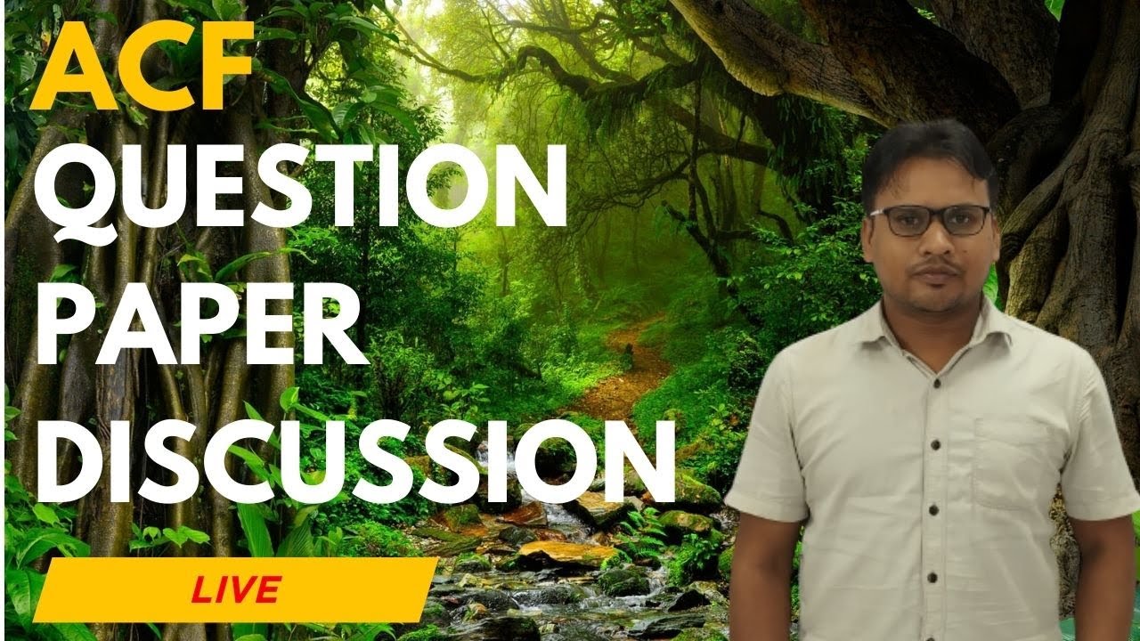🎯JPSC ACF PAPER DISCUSSION I Live Analysis .... - YouTube