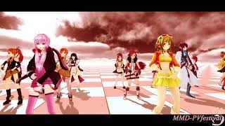 【MMD PVF3】84人でTIMBER!!【VOCALOIDUTAU+】
