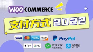 WooCommerce 支付方式 2022 | 信用卡/PayPal/谷歌支付/微信支付/支付宝支付