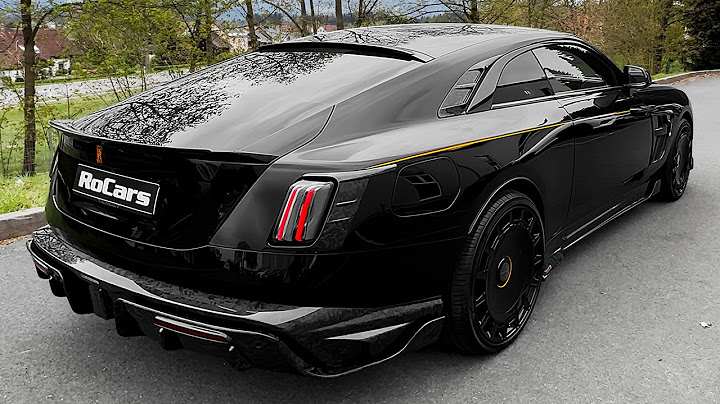 2024 Rolls Royce Spectre - New Brutal Luxury Coupe by MANSORY