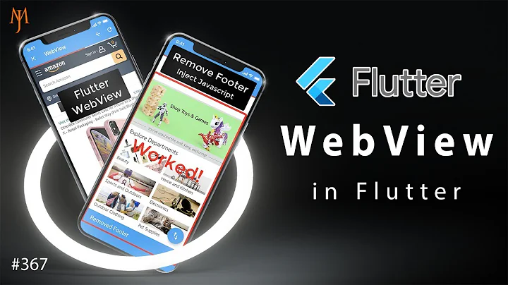 Flutter Tutorial - WebView App | The Right Way [2021] 1/3 Load URL, HTML, Javascript - Android, iOS