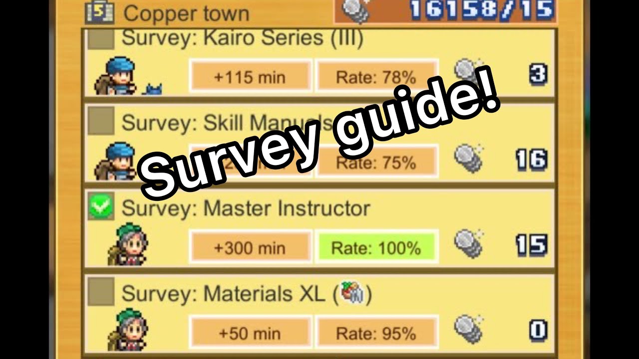 Survey guide kingdom adventurers YouTube