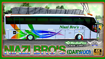 Niazi Bro's Free Livery || JB2 Bussid Skins || NRR