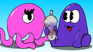 GRIMACE SHAKE vs Baby STINGERINA FLEENA!? | Garten of Banban 4 Animation