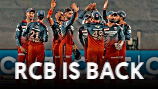 Rcb Is Back.rcb Win Whatsapp Status.