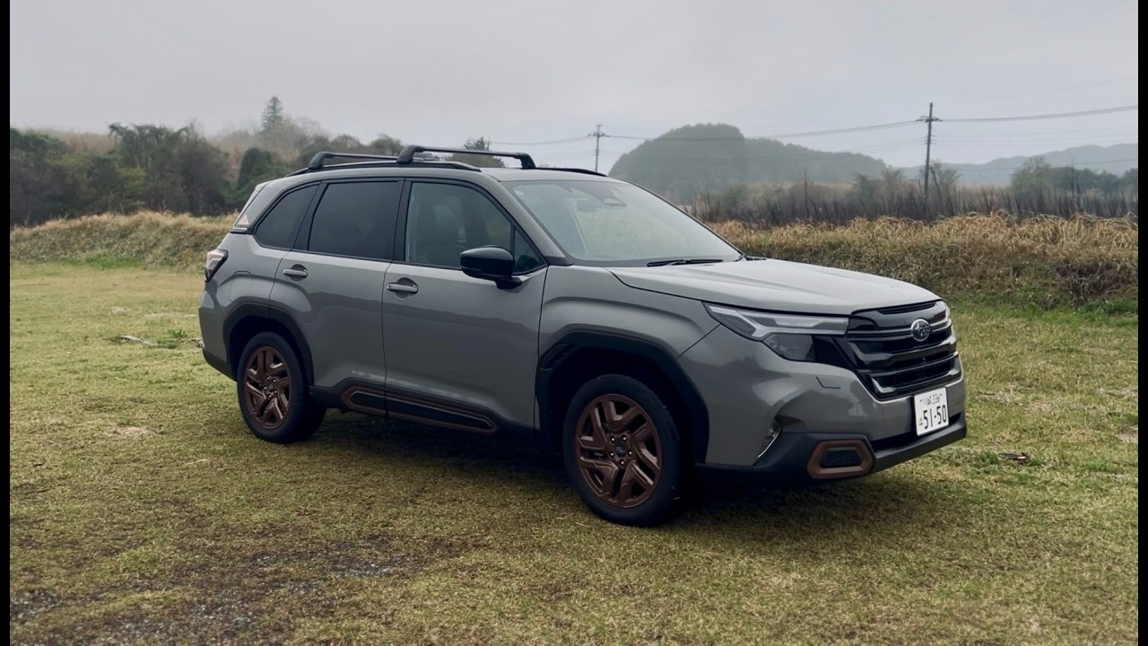 スバル　フォレスターsk5 STIスポーツ　純正マフラー　新車外し I got a NEW SUBARU FORESTER!! Sport Turbo Japan Spec with STI