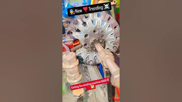 Ceiling Fan Winding Machine Jugaad Setup #trending #electrical #ytshorts #viral #shorts