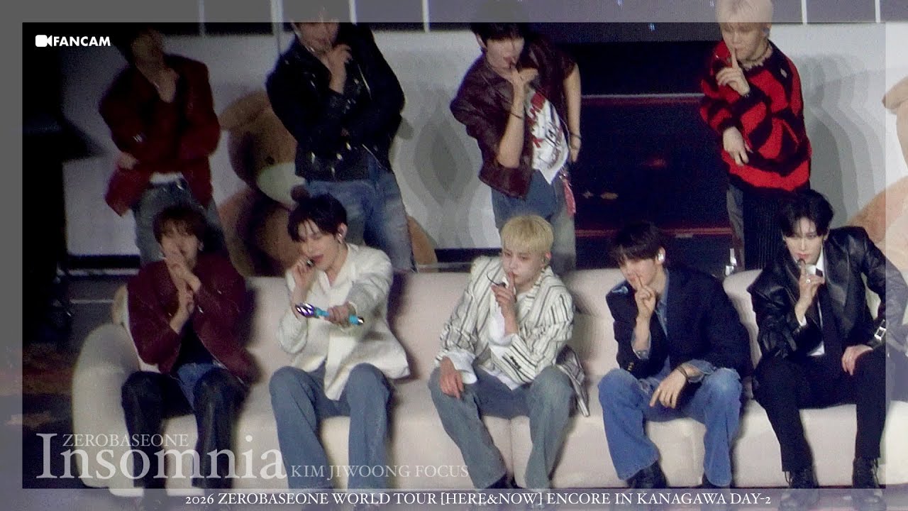 260219 'Insomnia'- ZEROBASEONE [HERE&NOW] ENCORE IN KANAGAWA | KimJiwoong Focus | fancam | 직캠