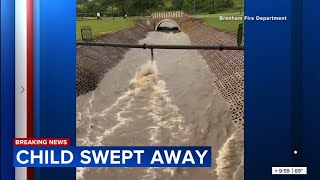 Search underway for 10-year-old who was swept away by rising water in Brenham park, fire dept. says