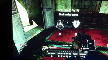 Host ended game second map