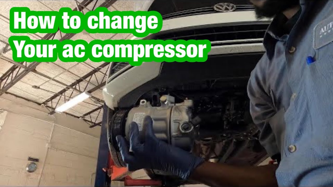 Replacing the ac compressor on a vw Jetta