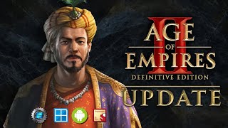 Age of Empires 2: Definitive edition v141935 on Android. Winlator Glibc mod 7.1.5. Snapdragon 8gen2. screenshot 5