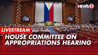 LIVE | House Committee on Appropriations holds hearing (August 17, 2026)