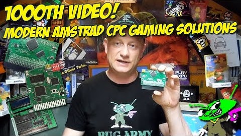 Retro Waffle - Modern Amstrad CPC Gaming Solutions, Video 1000!