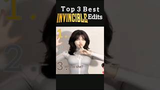 Ranking TOP 3 best Invincible edits #shorts #invincible