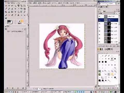 Drawing Anime Art With The Gimp 3 2 Of 2 Youtube