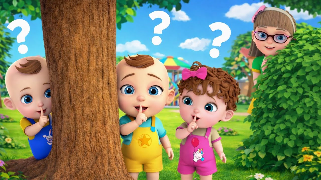 Hide and Seek | Peek A Boo! | Fun Song for Kids | CocoBerry Nursery Rhymes & Kids Songs