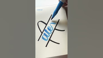 Writing your Name Alex #shorts