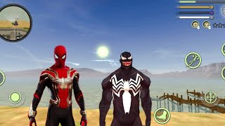 Spider Venom Rope Hero Vice Town City Crime Simulator Android Gameplay screenshot 5