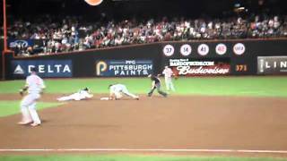 David Wright Misses Second Base