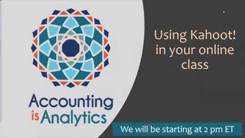 Using Kahoot! in your online classes