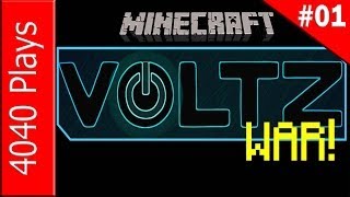 Minecraft Voltz Wars #01 Setting Up the Base [4040 Plays]