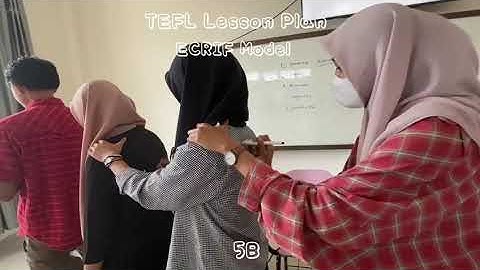 Attractive and Fun TEFL Class ECRIF Lesson Plan Model
