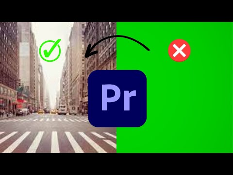 REMOVE & REPLACE GREEN SCREEN - Premiere Pro 1min Tutorial (Chroma Key Effect)