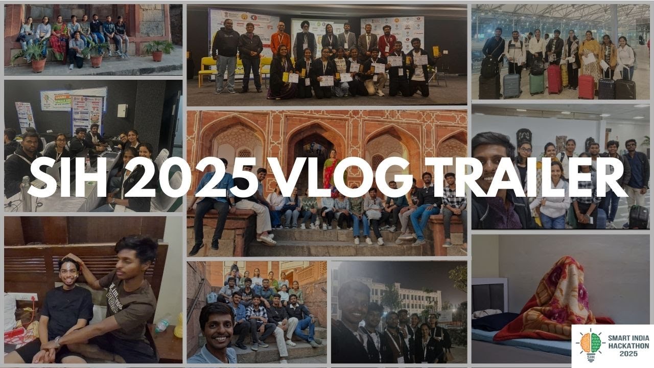 SIH 2025 Vlog Trailer | VJIT College |