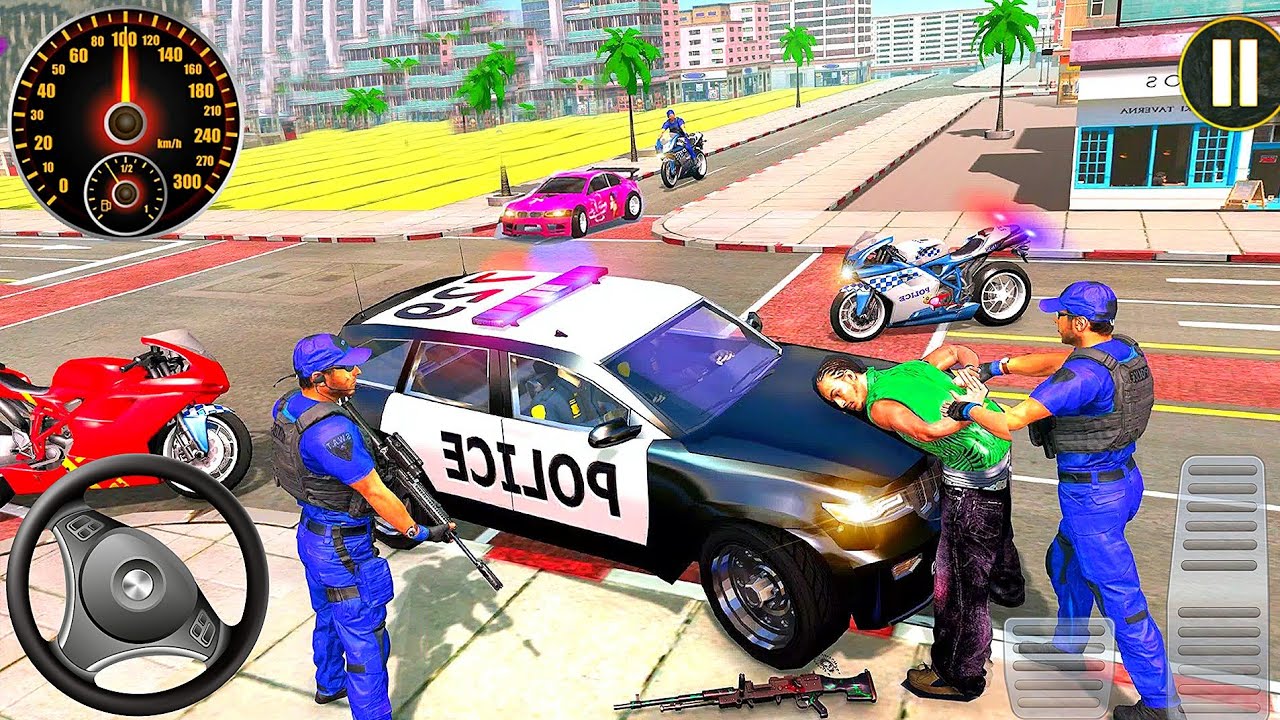 Police Moto Bike Chase Crime - Chase Vegas Gangster Simulator 2023- Android Gameplay