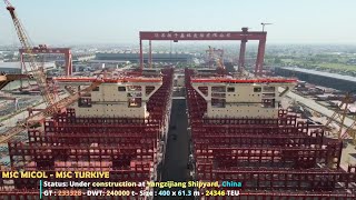 Msc Micol U0026 Msc Turkiye  2 New Container Vessel 24000 Teu