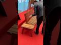 The process of demonstrating the operation of a multifunctional bench