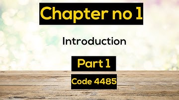 Chapter 1 (Introduction) part 1 Code 4485 || Basic Statistics #statistics #aiou #bs #bsc