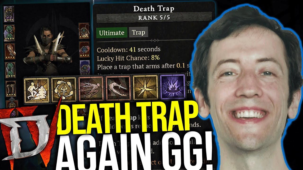 DIABLO 4 - DEATH TRAP ROGUE STILL GG in S9 - YouTube