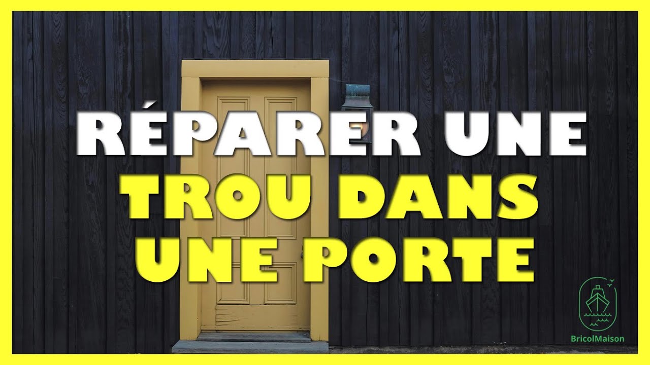 Comment réparer un trou dans une porte YouTube — free download