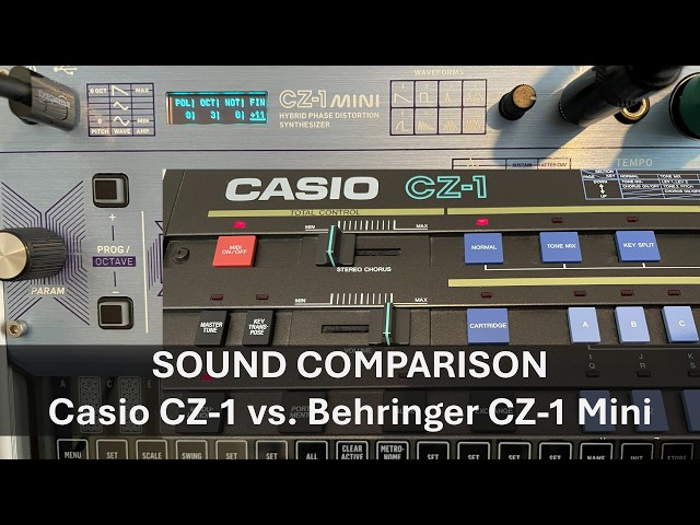 Behringer CZ-1 Mini vs. Casio CZ-1 - Do they sound the same? (PART
