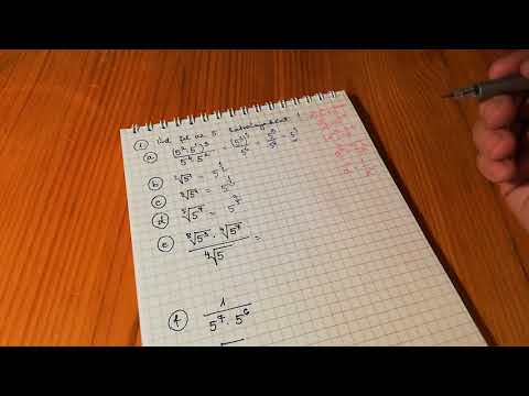 Hatvány, gyök, logaritmus - Témazáróra gyakorlás 1.a-i