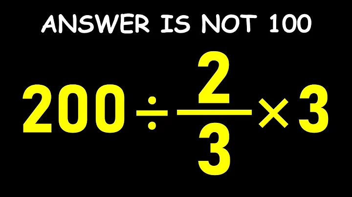 Most People Get This Simple Math Question Wrong!