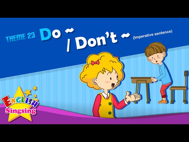 Do & Don't Song - Imperative Sentences