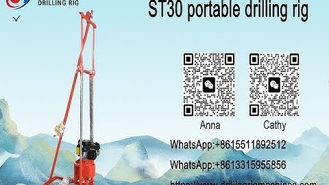 Sampling ST 30 Meters Depth Soil Testing Drilling Rig  For Core Collection