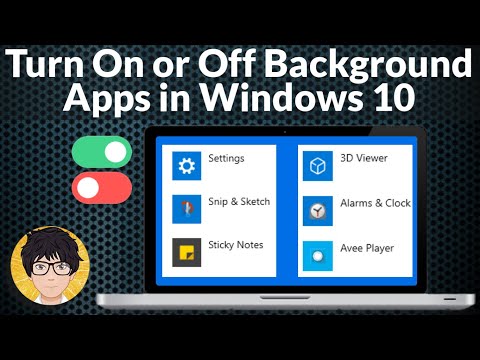 Turn off background apps windows 10 | how to | 2021 💻⚙️🐞🛠️