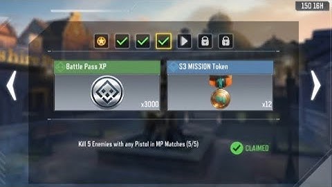 Call of Duty Mobile | How To Kill 5 Enemies with any Pistol in MP Matches Challenge Complete