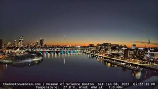 Boston Sunset Timelapse - January 8, 2020