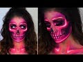 Neon Skull Tutorial | Halloween Make up