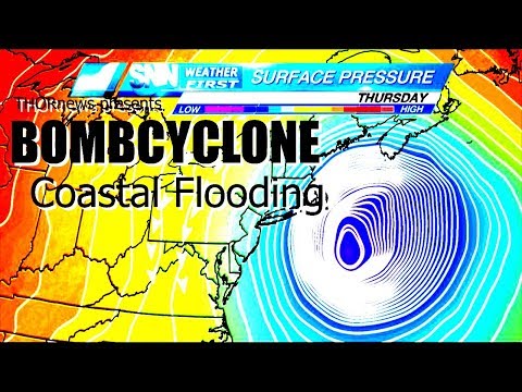 Danger! East Coast BOMBCYCLONE could cause major Coastal Flooding!